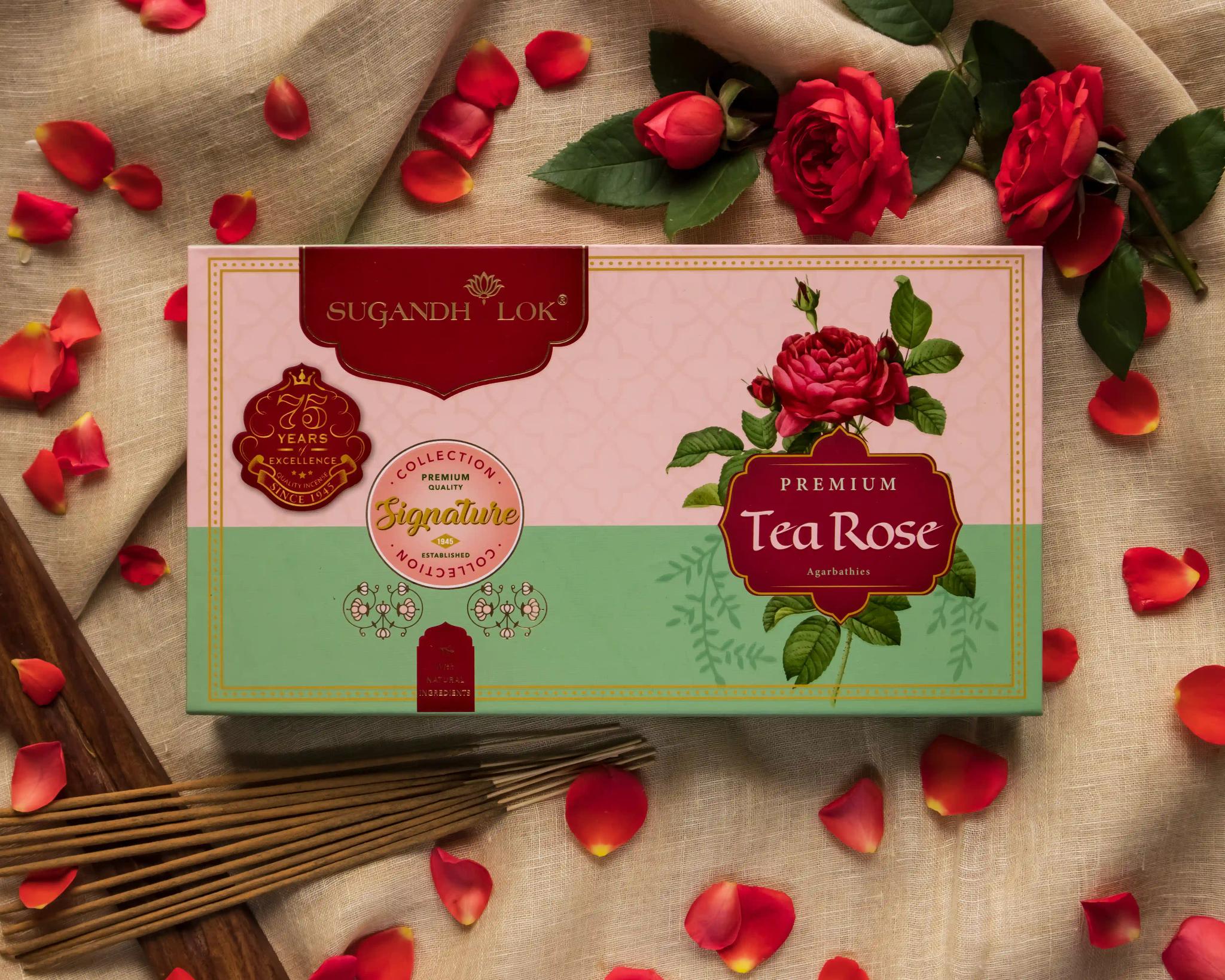 Signature Collection Tea Rose Premium Agarbathies