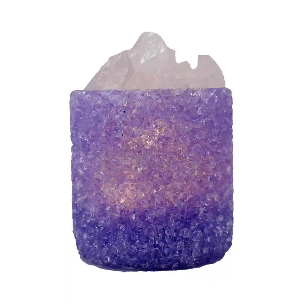 Kookee Natural Crystal Aromatherapy with Essential Oil, Electric Diffuser and LED Light Suitable for Home, Office, Spa for Claiming, Soothing and Relaxing (087-3-B)