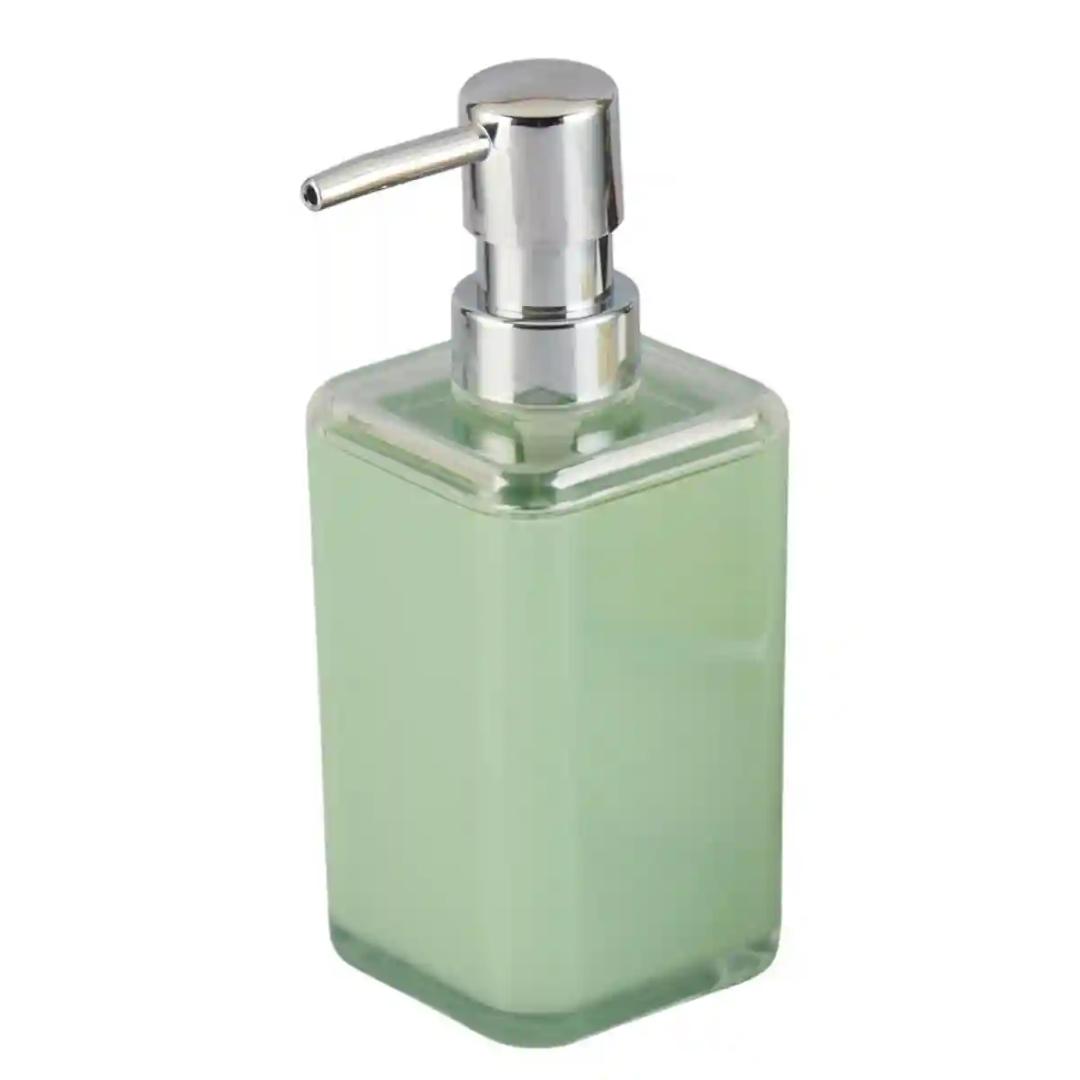 Kookee Acrylic Liquid Handwash Soap Dispenser pump for Bathroom, Hand wash refillable bottle for Kitchen wash basin, Set of 1 - Green (10015)