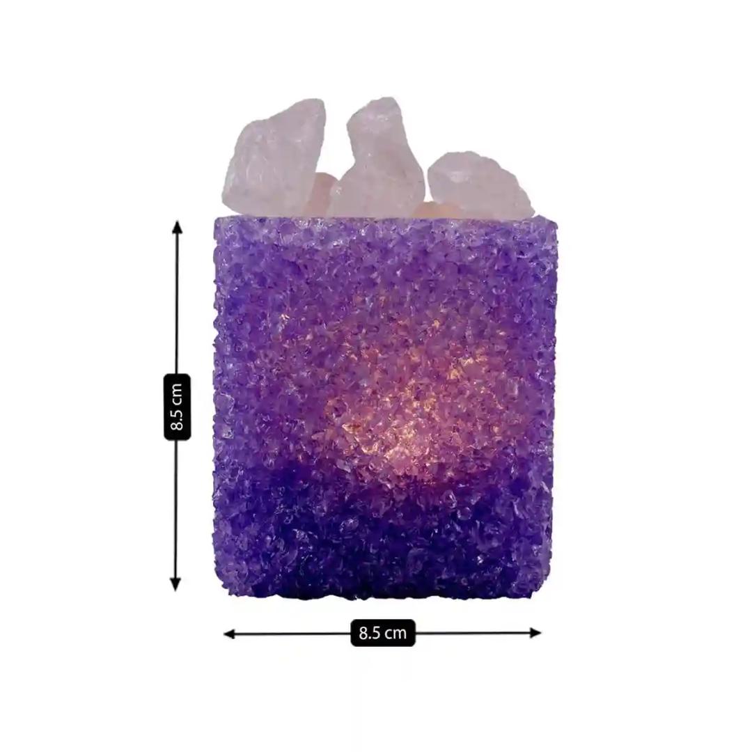 Kookee Natural Crystal Aromatherapy with Essential Oil, Electric Diffuser and LED Light Suitable for Home, Office, Spa for Claiming, Soothing and Relaxing (087-1-A)