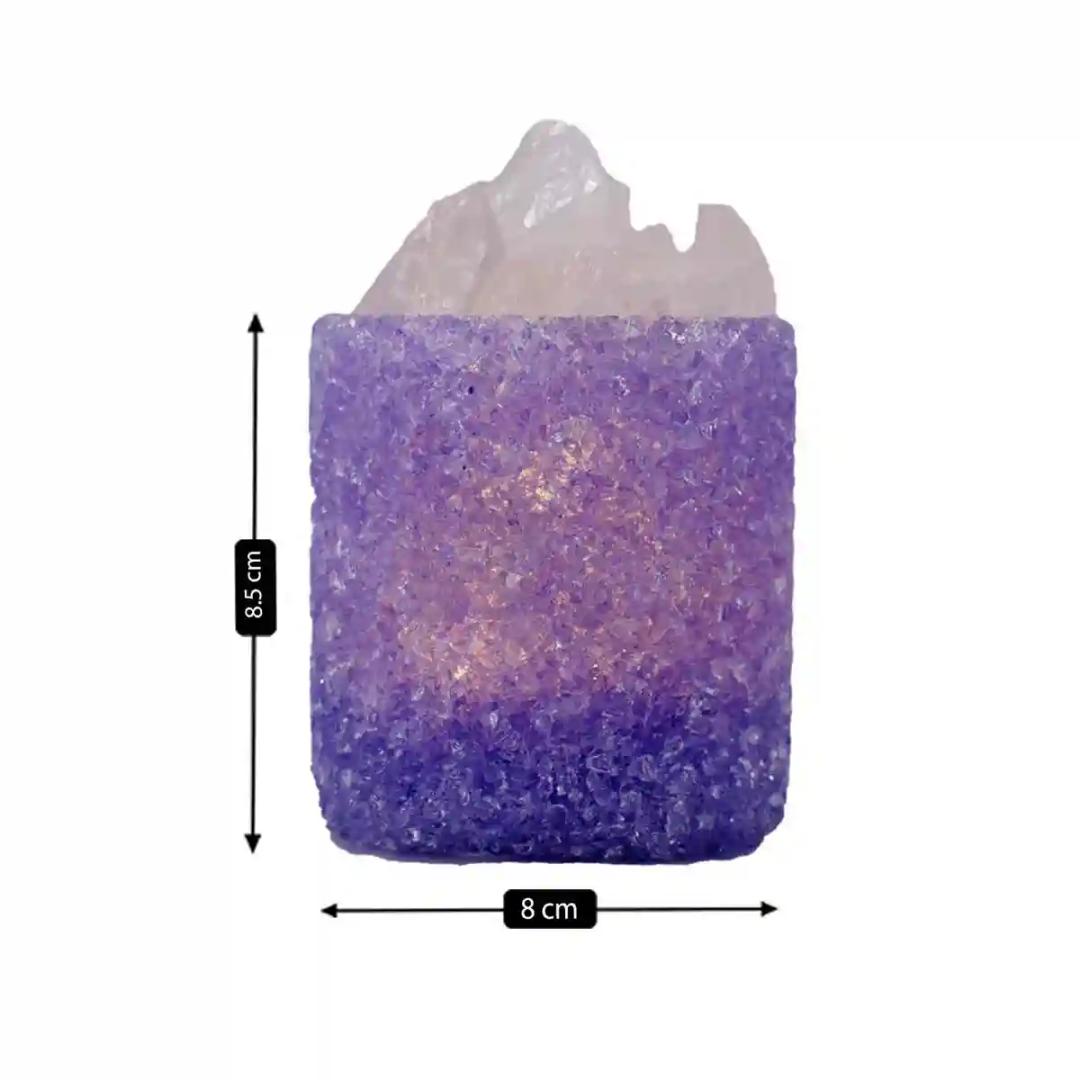 Kookee Natural Crystal Aromatherapy with Essential Oil, Electric Diffuser and LED Light Suitable for Home, Office, Spa for Claiming, Soothing and Relaxing (087-3-B)