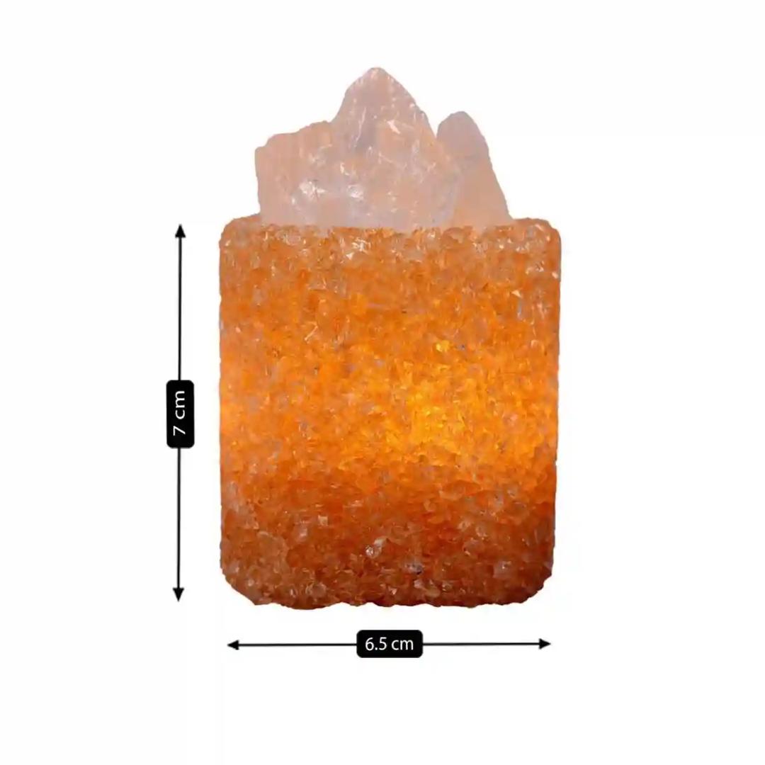 Kookee Natural Crystal Aromatherapy with Essential Oil, Electric Diffuser and LED Light Suitable for Home, Office, Spa for Claiming, Soothing and Relaxing (087-7-D)