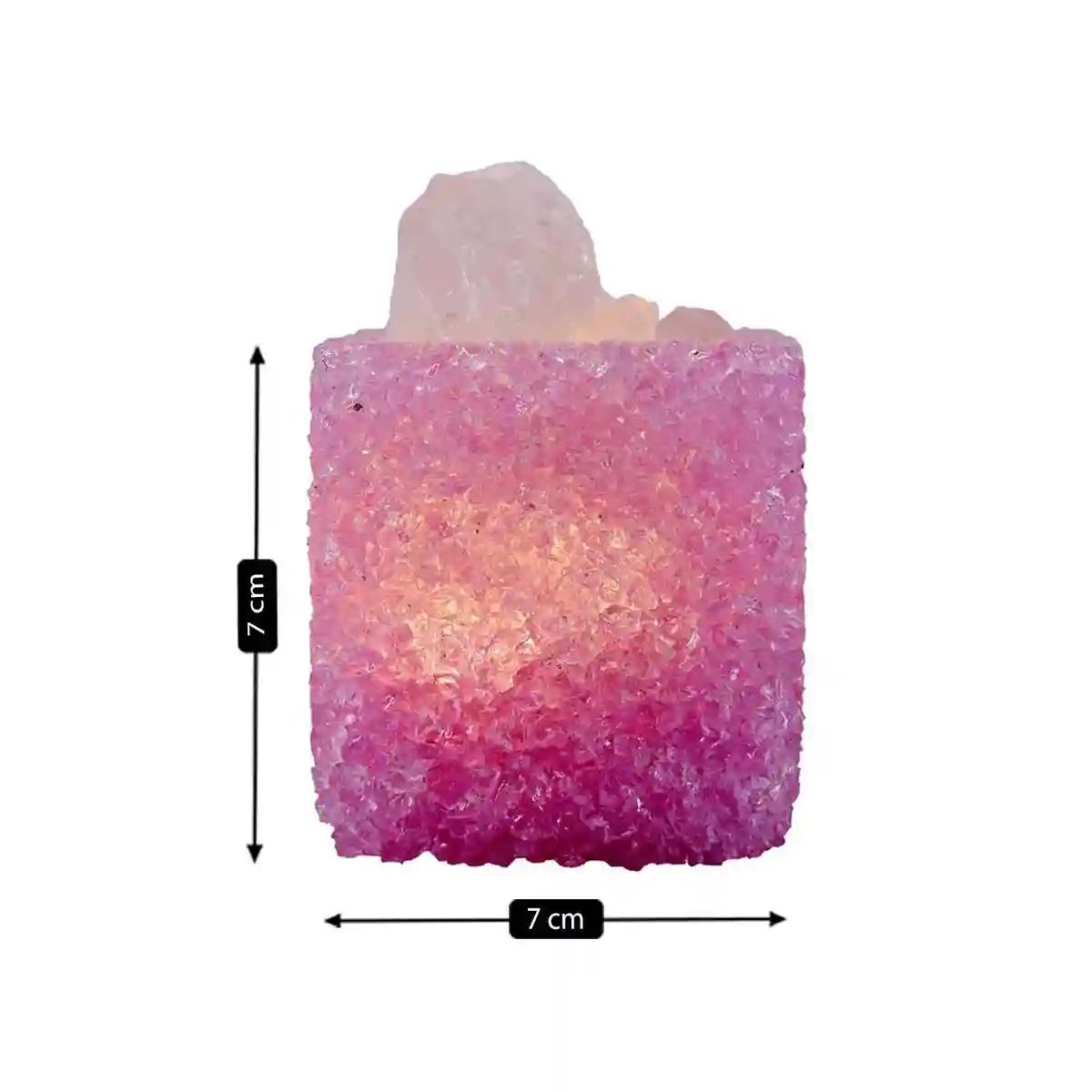 Kookee Natural Crystal Aromatherapy with Essential Oil, Electric Diffuser and LED Light Suitable for Home, Office, Spa for Claiming, Soothing and Relaxing (087-5-D)