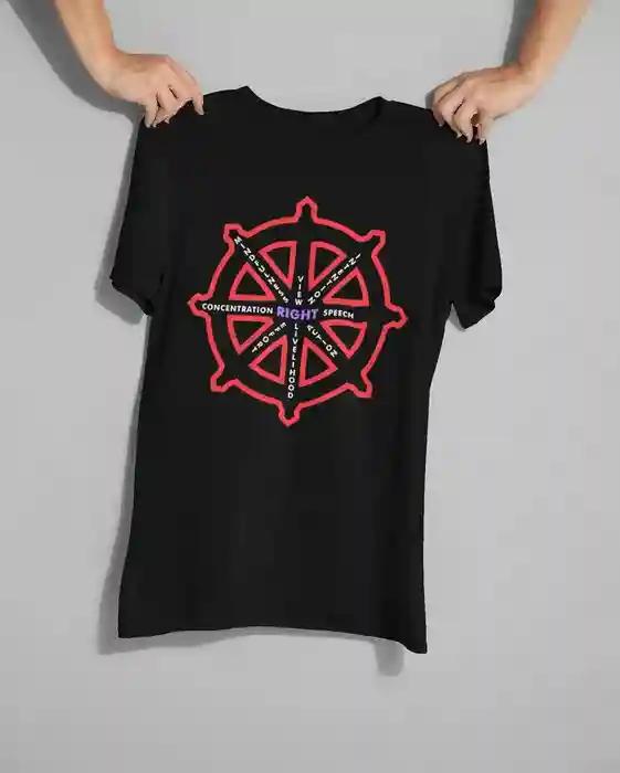 Men's Mindfulness Wheel T-Shirt - S