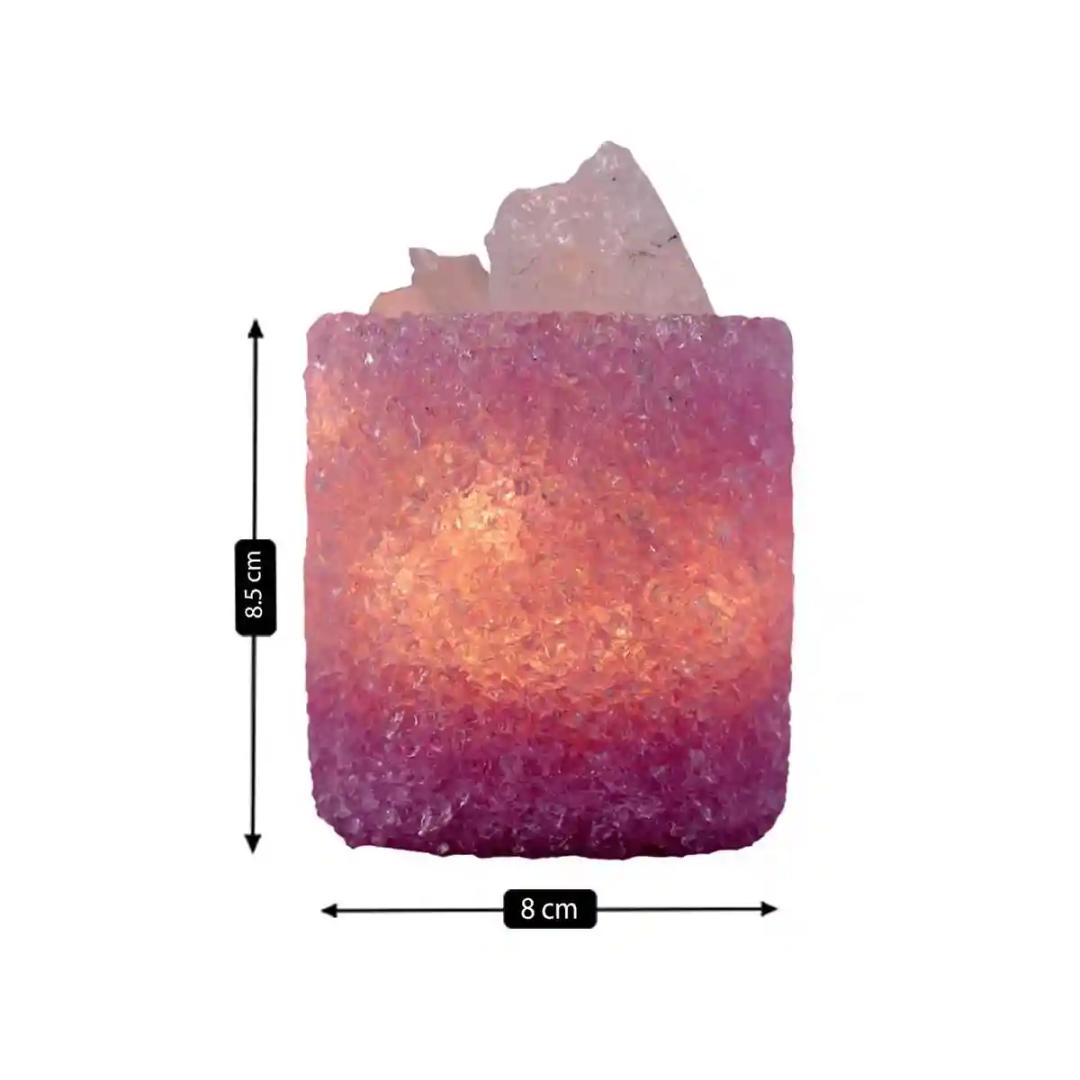 Kookee Natural Crystal Aromatherapy with Essential Oil, Electric Diffuser and LED Light Suitable for Home, Office, Spa for Claiming, Soothing and Relaxing (087-3-A)