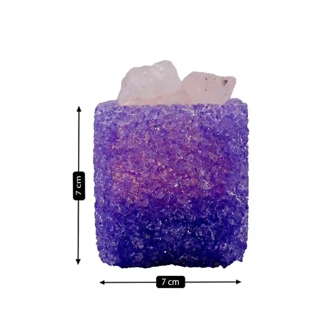 Kookee Natural Crystal Aromatherapy with Essential Oil, Electric Diffuser and LED Light Suitable for Home, Office, Spa for Claiming, Soothing and Relaxing (087-5-B)