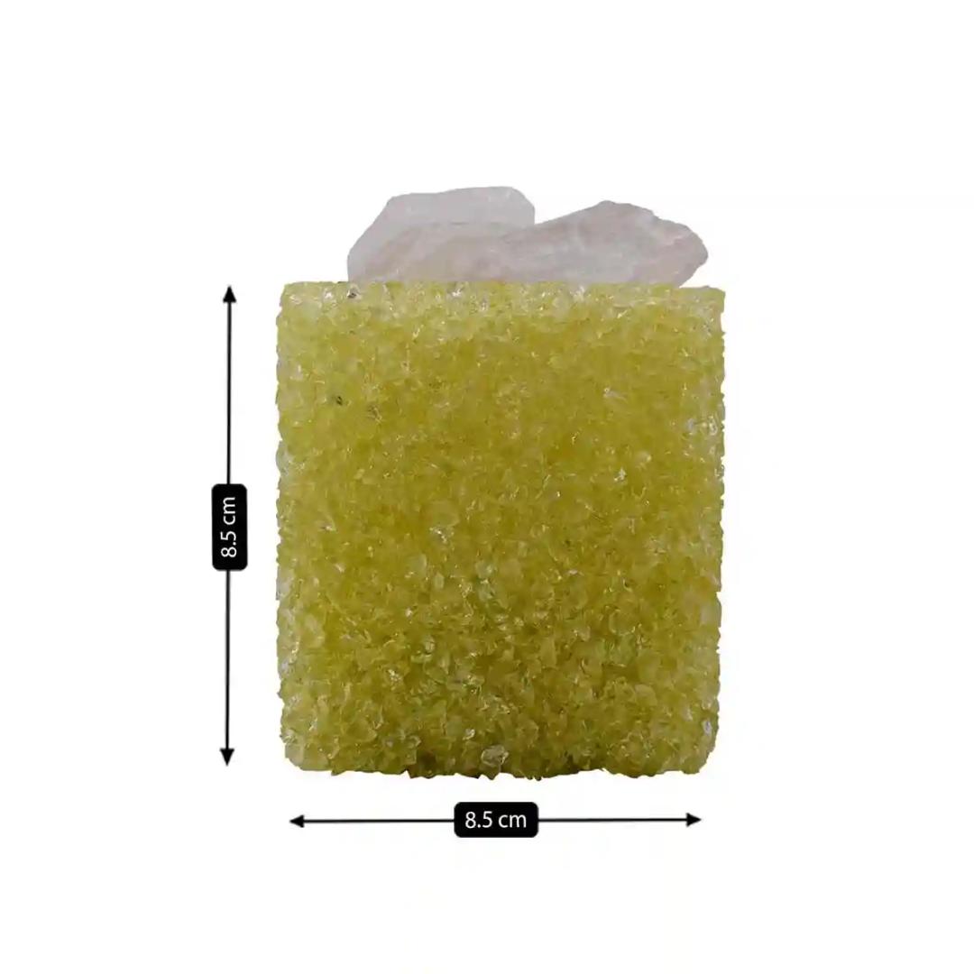 Kookee Natural Crystal Aromatherapy with Essential Oil, Electric Diffuser and LED Light Suitable for Home, Office, Spa for Claiming, Soothing and Relaxing (087-1-C)