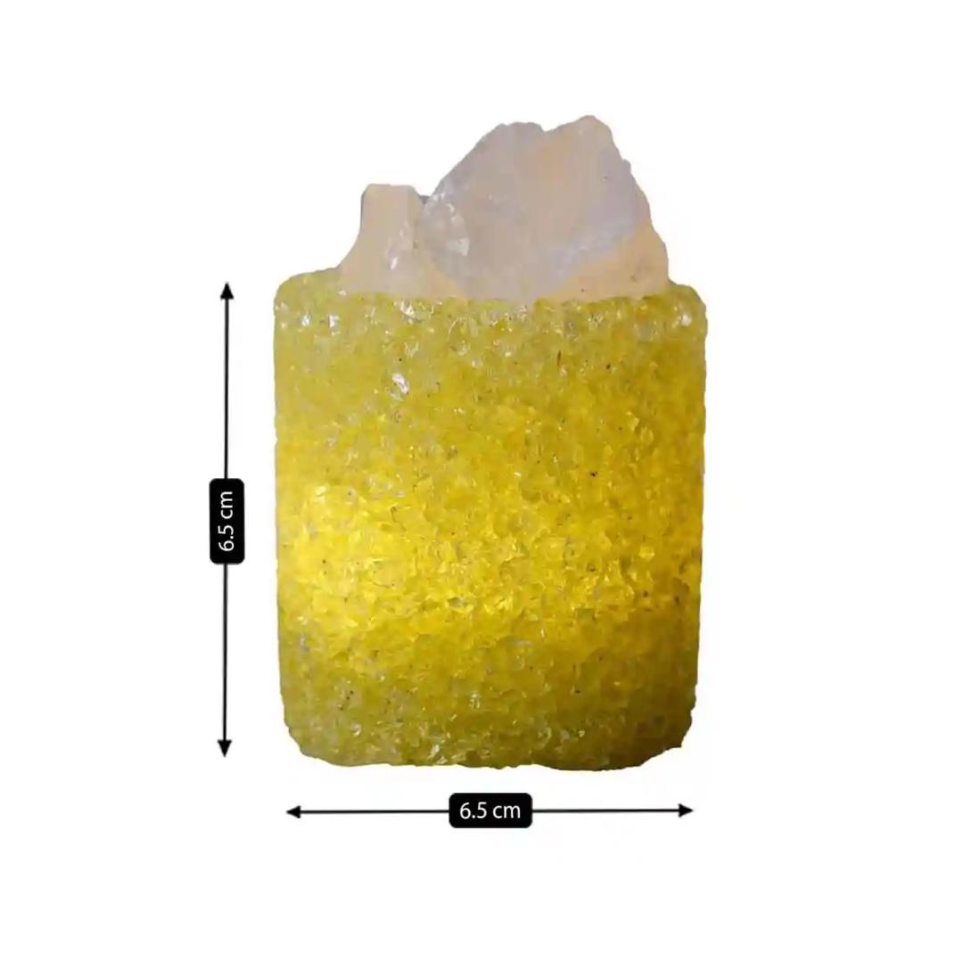 Kookee Natural Crystal Aromatherapy with Essential Oil, Electric Diffuser and LED Light Suitable for Home, Office, Spa for Claiming, Soothing and Relaxing (087-7-C)