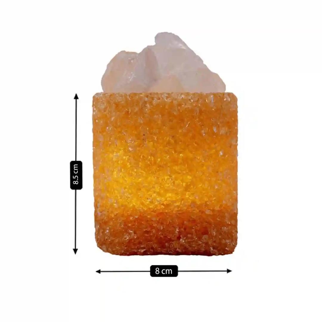 Kookee Natural Crystal Aromatherapy with Essential Oil, Electric Diffuser and LED Light Suitable for Home, Office, Spa for Claiming, Soothing and Relaxing (087-3-D)