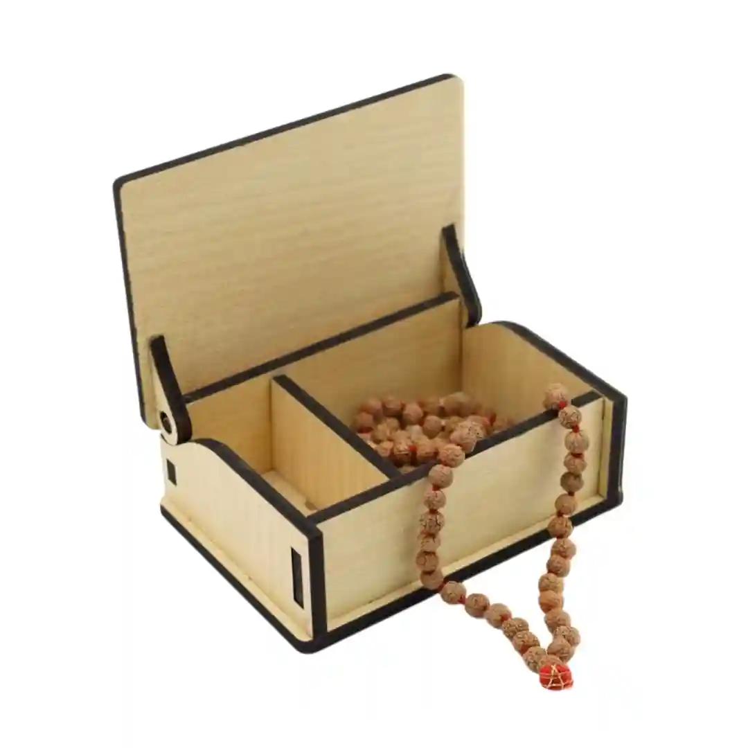 Sharvv 5.5mm Rudraksha Jaap Mala Hand-Tied Knots Between Each Bead,Rudraksha Japa Mala For Men And Women