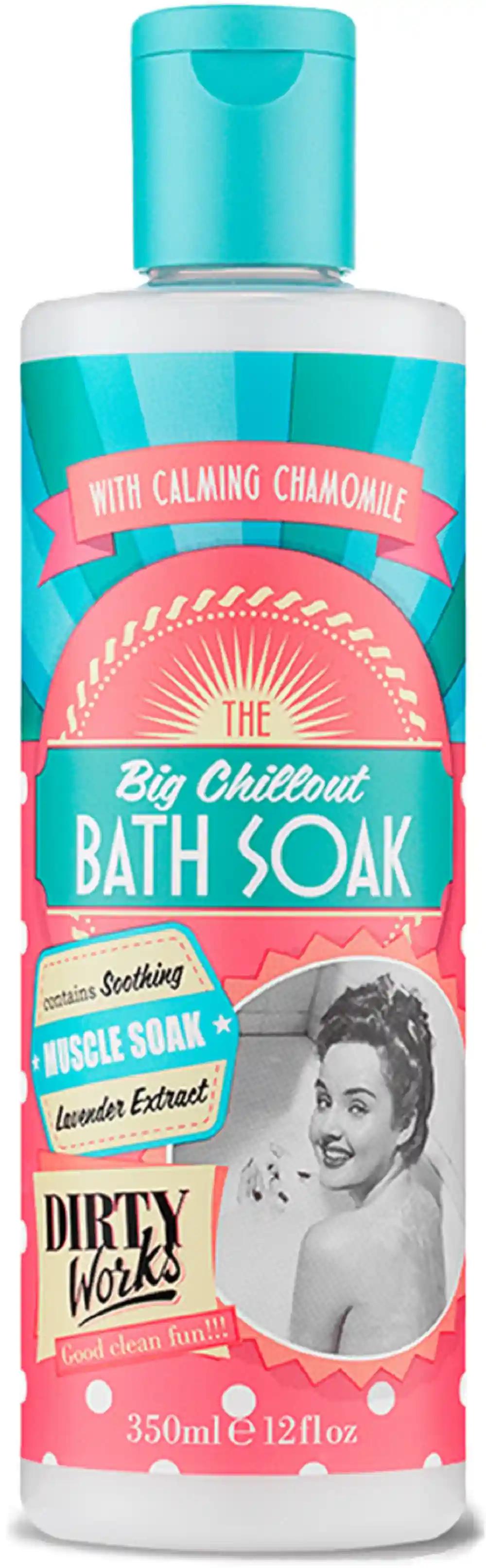 Dirty Works The Big Chillout Bath soak with Calming Chamomile 350ml