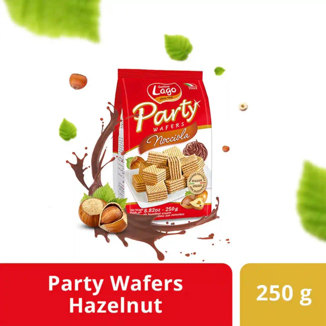 Lago Party Wafers Hazelnut 250g