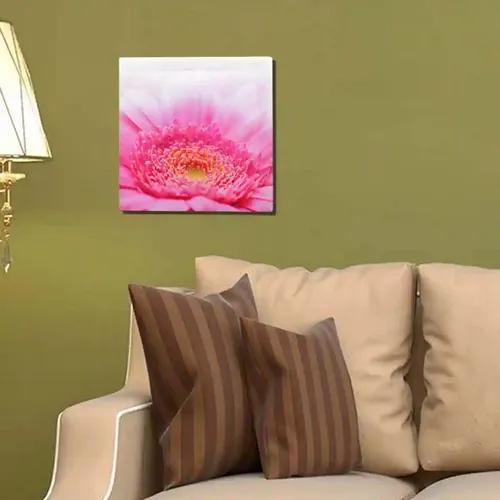 Kookee Canvas Modern Wall , Flower Painting for Home Living Room, Bedroom, Office Decor Ready to Hang (20cmx20cm) (F1-601161-4-A)