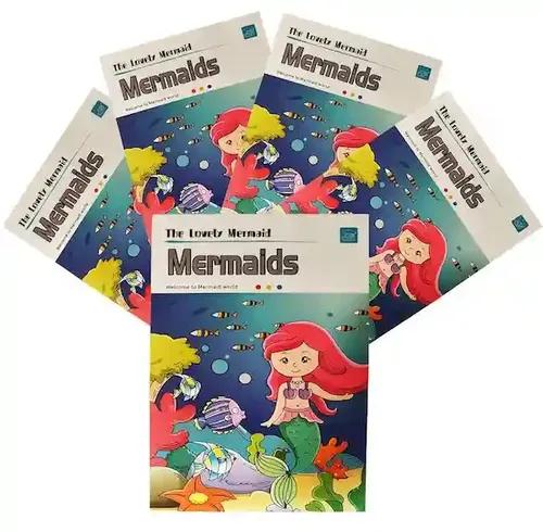 Ji and Ja Mermaid Theme Water Doodle Book Colour Book