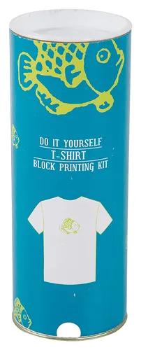 DIY Craft Kit Block Print Your T-Shirt With Fish (6-8 Years)