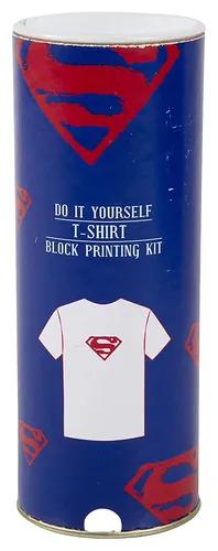 DIY Craft Kit Block Print Your T-Shirt With Superman (6-8 Years)