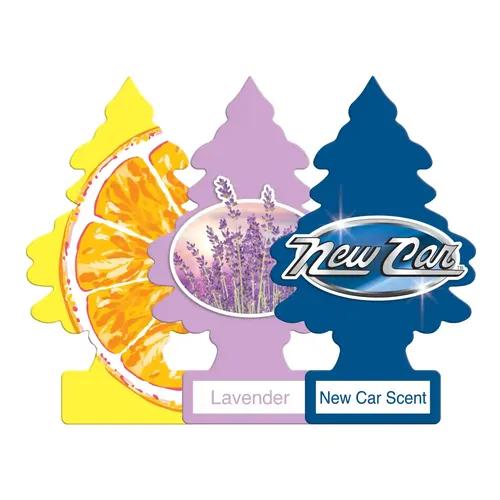 LITTLE TREES Sliced Air|Lavender|New Car Scent|Hanging Trees|Combo of 3