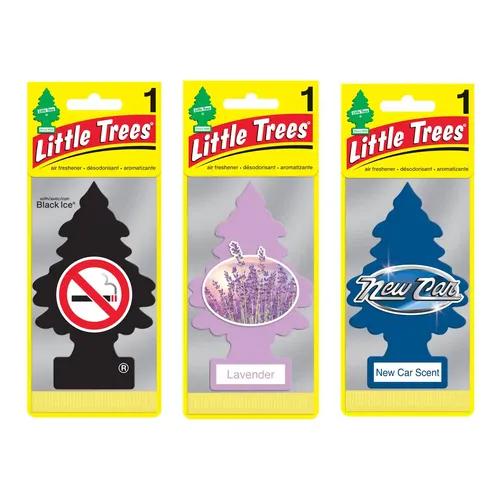 LITTLE TREES No Smoking Air|Fresh Lavender|New Car Scent|Hanging Trees|Combo of 3