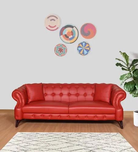 Vivaldi Sofa Red -3 Seater