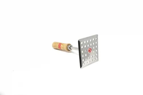 Hazel Stainless Steel Vegetable and Pav Bhaji Square Smasher Masher