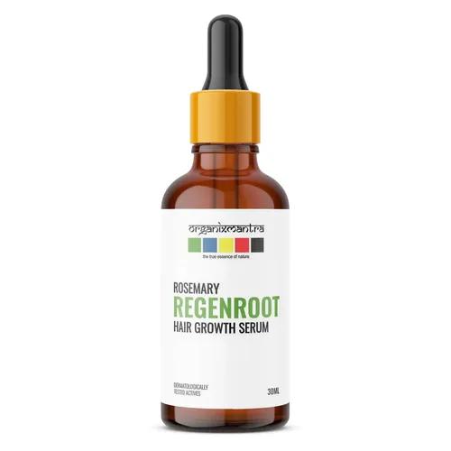 Organix Mantra Rosemary Regenroot Hair Serum with Rosemary, Jojoba, Moroccan Argan & Peppermint Oils - Boosts Shine, Smoothness & Scalp Vitality | Nourishes & Revitalizes | Suitable for All Hair Types  - 30ML