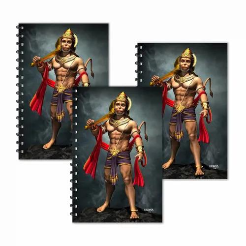 Bajrang Bali With Gada Ruled Diaries - Pack Of 3