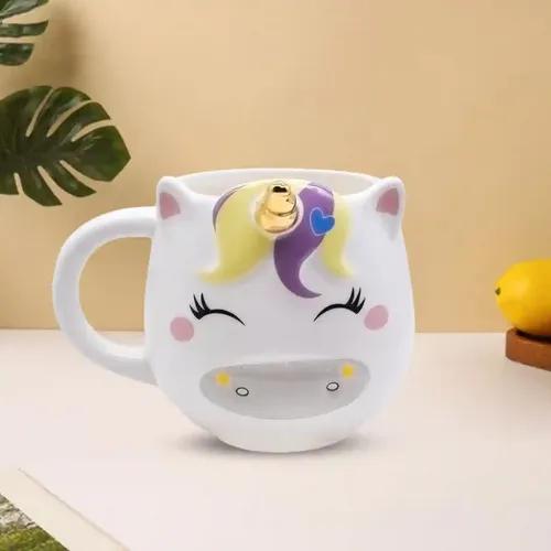 Kookee Fancy Ceramic Coffee or Tea Mug with Handle for Office, Home or Gifting (8548)