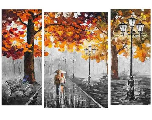 Framed Wall Painting For Home Decoration Pack of 3- Pattern 164