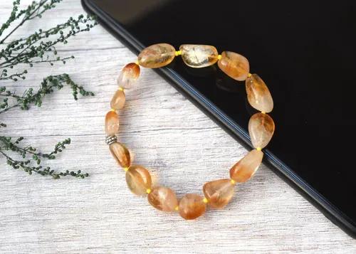 Natural Citrine Bracelet For Success And Prosperity