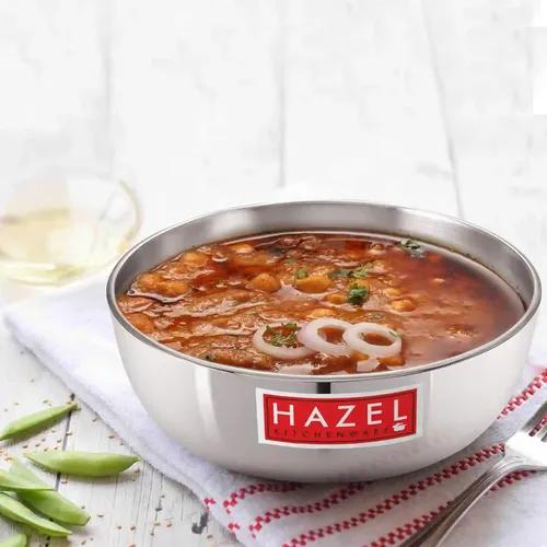 HAZEL Aluminium Induction Bottom 4 mm Frying Tasla, 28.6 cm, 6000 ml, Silver