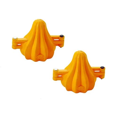 DS Modak Mould Set of 2 | Two Fold Plastic Modak Maker for Ganpati | Chocolate Shaper Sacha Set