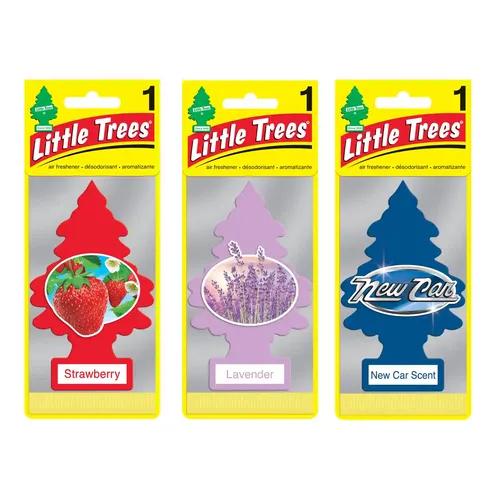 LITTLE TREES Strawberry|Lavender|New Car Scent|Hanging Trees|Combo of 3