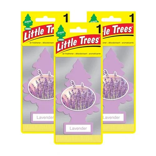 LITTLE TREES Car Freshener - Lavender (Pack of 3)