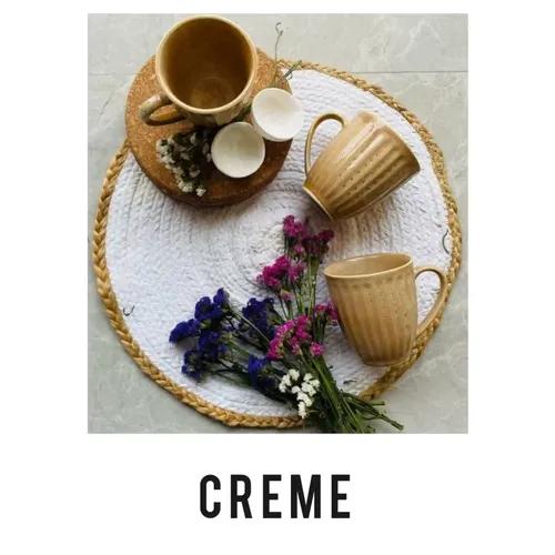 Creme Coffee Mug - Set of 1