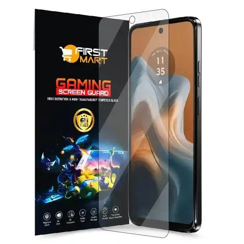 FIRST MART Screen Protector for Motorola G34 5G, G32 5G,G73 5G and G54 5G - Impossible Fiber Case Friendly Screen Protection & Installation Kit (Gaming Clear)