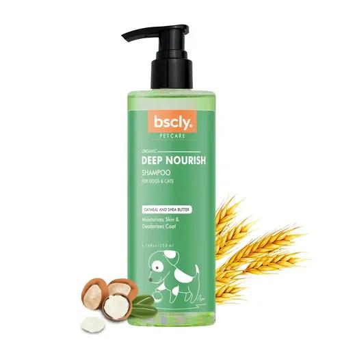 Bscly Deep Nourish Dog Shampoo with Oatmeal & Shea Butter - 200ml