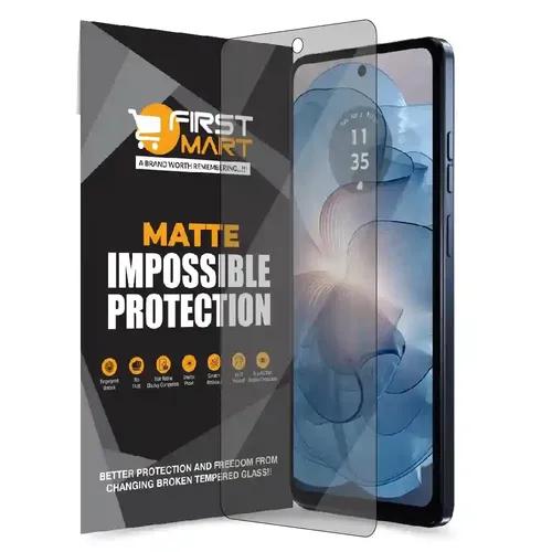 FIRST MART Screen Protector for Motorola G24 Power 5G - Impossible Fiber Case Friendly Screen Protection & Installation Kit (Matte)