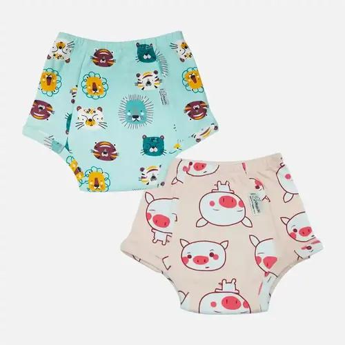 Snugkins - Snug Potty Training Pull-up Pants - Snug Farm Collection ( Size 1, Fits 1 years – 2 years) - Pack of 2