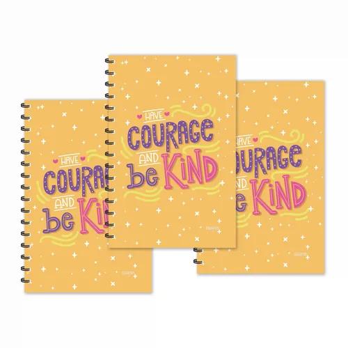 Have Courage & Be Kind Motivational Diaries - Pack Of 3