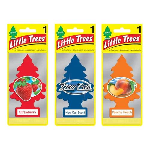 LITTLE TREES Strawberry|New Car Scent|Peachy Peach|Hanging Trees|Combo of 3