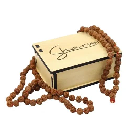 Sharvv 8 mm chinese mala Rudraksha Beads Ornament Rosary Japa Mala Beads Necklace Puja | Prayer Beads | Meditation Beads