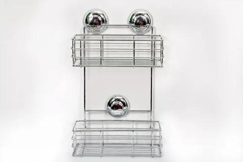 IZISO Double Tier Shower Caddy - Rectangle