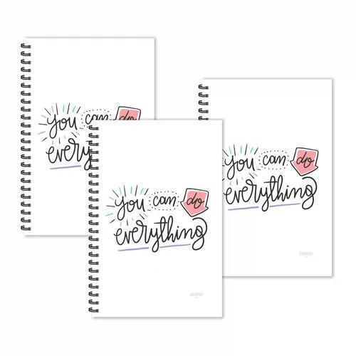 You Can Do Everything Motivational Diaries - Pack Of 3