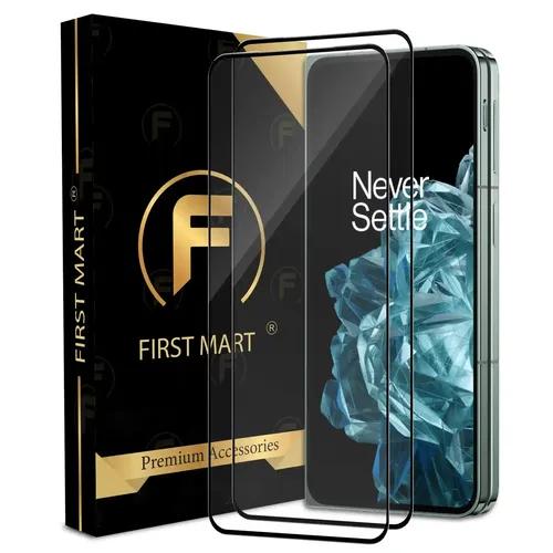 FIRST MART Premium Tempered Glass for OnePlus OPEN 5G with Edge to Edge Coverage and Easy Installation Kit, Pack of 2