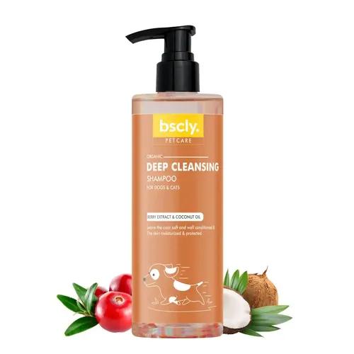 Bscly Deep Cleansing Dog Shampoo with Berry Extract & Coconut Oil - 100% Natural - 200ml