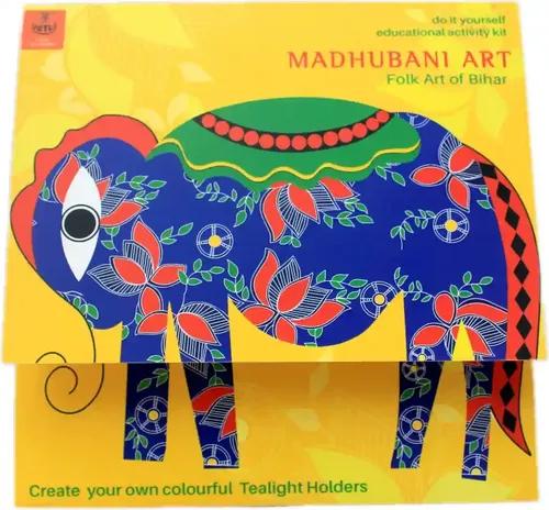 DIY Educational Craft Kit - Madhubani Art Paper DIYa Making Kit (6+ Years)