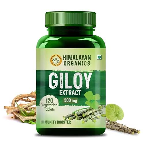 Himalayan Organics Giloy Extract | Immunity Booster | Helps in Blood Purification | 120 Veg Tablets